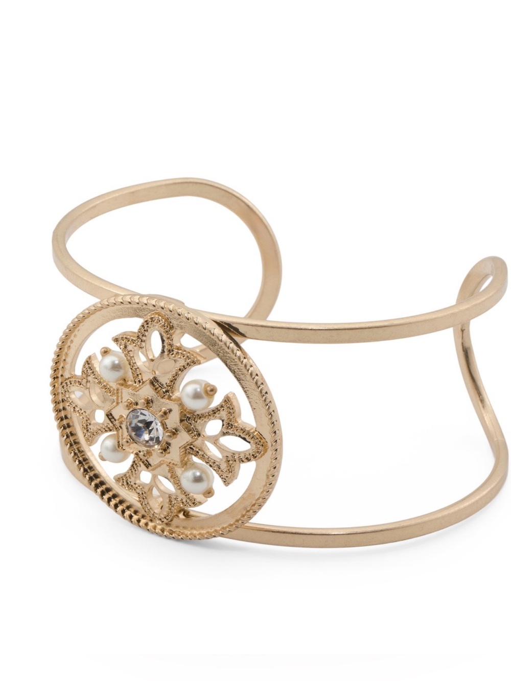 Patricia Nash Goldtone Cuff Bracelet - Picture 3 of 11